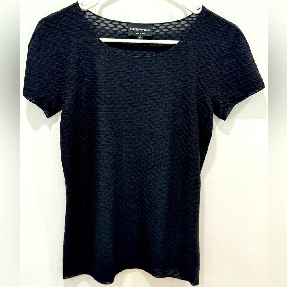 Emporio Armani Textured Blouse